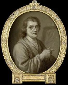 Copper Metal Prints: Portrait of Joost van Geel, Painter and Poet in Rotterdam