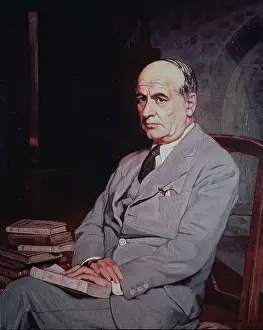 Philosophy Prints: Portrait of Jose Ortega y Gasset, c1920. Creator: Ignacio Zuloaga