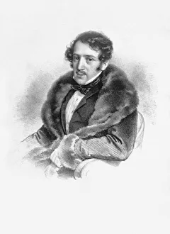 Chopin Gallery: Portrait of Josef Dessauer (1798-1876), 1831