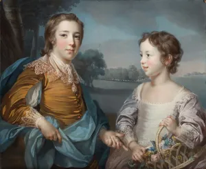 Dyke Sir Anthony Van Prints: Portrait of Joseph (1741-1786) and his Brother John Gulston (1750-1764)