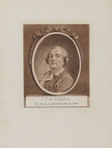 Balsamo Collection: Portrait of Joseph Balsamo, comte de Cagliostro, 18th century. Creator: Anonymous