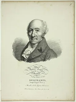Boilly Julien Leopold Prints: Portrait of Joseph-François-Louis Deschamps, 1822. Creator: Julien Leopold Boilly
