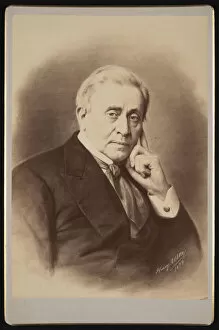 Cabinet Card Gallery: Portrait of Joseph Henry (1797-1878), 1879. Creator: Henry Ulke