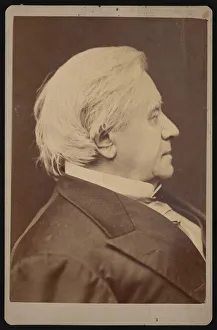 Joseph Henry Prints: Portrait of Joseph Henry (1797-1878), December 1875. Creator: Samuel Montague Fassett