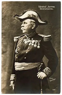 Pirou Prints: Portrait of Joseph Joffre (1852-1931). Creator: Pirou, Eugène (1841-1909)