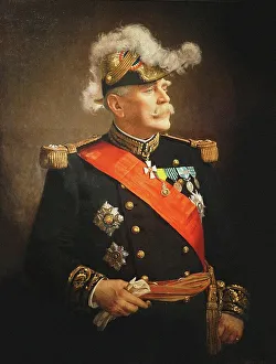 Portrait of Joseph Joffre (1852-1931). Creator: Jacquier, Henri (1878-1921)