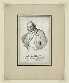 Portrait of Joseph Marie Jacquard (1752-1834), France, 19th century. Creator: Romier Balançard