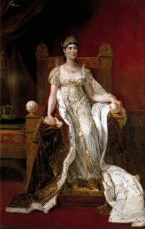 Portrait of Josephine de Beauharnais, the first wife of Napoleon Bonaparte (1763-1814). Artist: Lethiere, Guillaume Guillon (1760-1832)