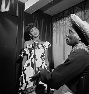 Portrait of Josephine Premice, Village Vanguard, New York, N.Y. ca. July 1947. Creator: William Paul Gottlieb