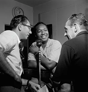 Radio Prints: Portrait of Josh White and Symphony Sid