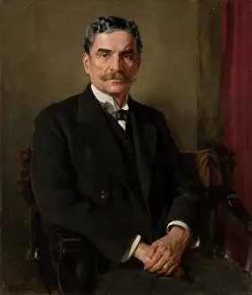 Architect Prints: Portrait of Jozef Pakies, between 1914-1915. Creator: Kazimierz Pochwalski
