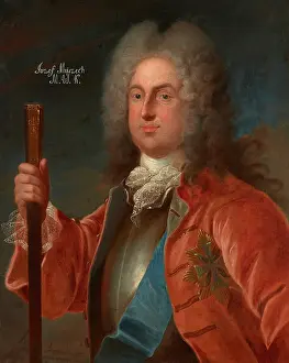 Named Prints: Portrait of Jozef Wandalin Mniszch (1670-1747)