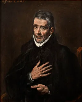 Portrait of Juan de Avila. Artist: El Greco, Dominico (1541-1614)