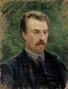 Portrait of Juhani Aho, 1891. Creator: Venny Soldan-Brofeldt