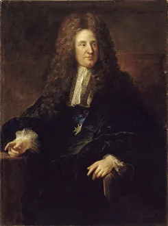 Portrait of Jules Hardouin-Mansart (1646-1701). Artist: Troy, Francois, de (1645-1730)