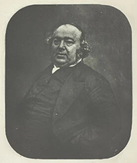 Charles Nègre Collection: Portrait de Jules Janin d Apres Nadar, c. 1857, printed 1982. Creator: Charles Negre