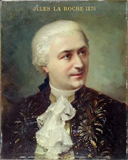 Necktie Prints: Portrait of Jules Laroche (1841-1925)