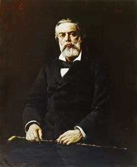 1881 Gallery: Portrait of Jules Vallès (1832-1885), 1881. Creator: Gill, André(1840-1885)