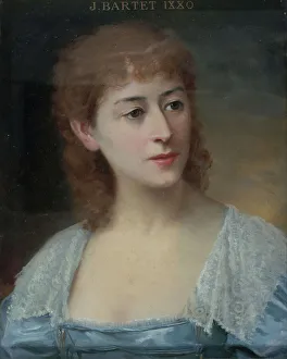 Wood Material Prints: Portrait de Julia Bartet (1854-1941)