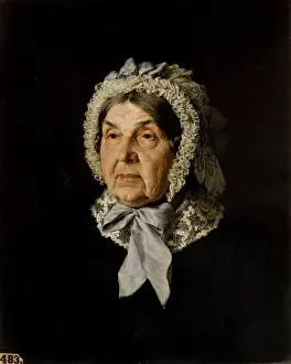 Casimir Pochwalski Prints: Portrait of Julia Patelska, c1880. Creator: Kazimierz Pochwalski