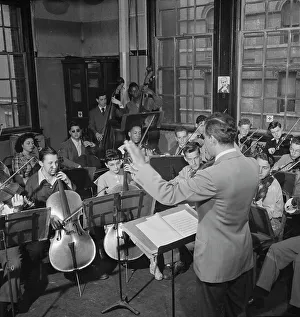 Music Lesson Prints: Portrait of Julius Grossman, ca. July 1947. Creator: William Paul Gottlieb