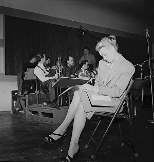 Portrait of June Christy, 1947 or 1948. Creator: William Paul Gottlieb