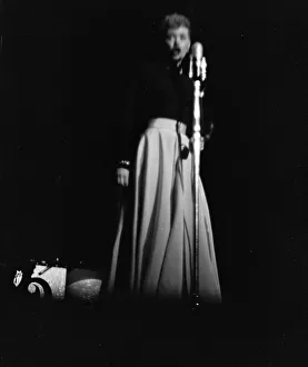 Portrait of June Christy, 1947 or 1948. Creator: William Paul Gottlieb