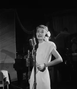 Troubadour Prints: Portrait of June Christy, Club Troubadour