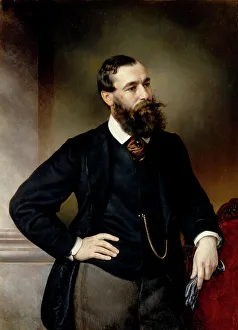 Portrait of the jurist and political philosopher Boris Nikolayevich Chicherin, End of 19th cen Artist: Sherwood, Vladimir Osipovich (1832-1897)