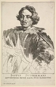 Anthony Van Collection: Portrait of Justus Suttermans, 17th century. Creator: Anthony van Dyck
