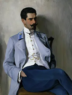 Legs Crossed Prints: Portrait of K.A.Gorchakov, 1903