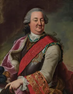 Portrait of Karl August, Prince of Waldeck and Pyrmont (1704-1763), 1748. Creator: Ziesenis, Johann Georg, the Younger (1716-1776)