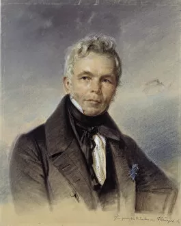 Schinkel Gallery: Portrait of Karl Friedrich Schinkel, 1836. Artist: Kruger, Franz (1797-1857)