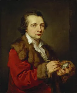 Neoclassical Prints: Portrait of Karl Leberecht (?), 1785. Creator: Angelica Kauffman