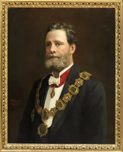 Vienna Museum Prints: Portrait of Karl Lueger (1844-1910)