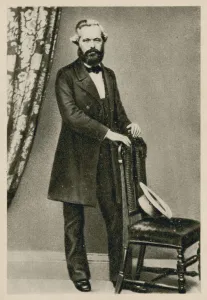 Portrait of Karl Marx (1818-1883)