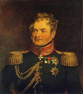 Curly Hair Prints: Portrait of Karl O. (Charles de) Lambert (1772-1843)