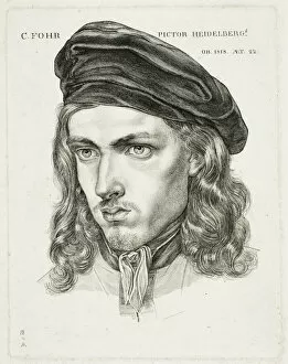 Draughtsman Gallery: Portrait of Karl Philip Fohr, 1818. Creator: Samuel Amsler