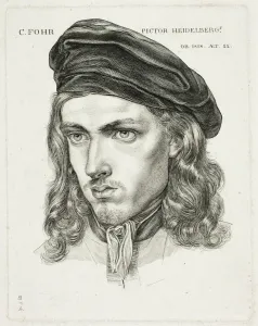 Draughtsman Prints: Portrait of Karl Philip Fohr, 1818. Creator: Samuel Amsler