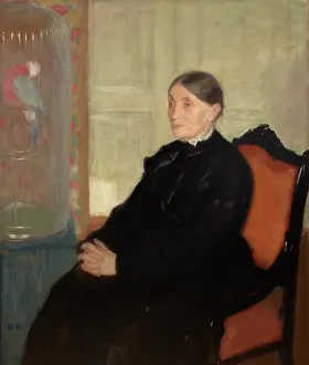 1912 Prints: Portrait of Katarzyna Krassowska, c1912. Creator: Wojciech Weiss