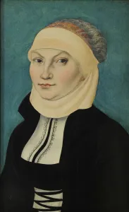 Katharina Luther Prints: Portrait of Katharina Luther, nee Katharina von Bora (1499-1552), 1528