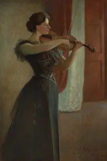 Cowan Prints: Portrait of Kathleen Cowan, 1900. Creator: Alexander (White Alexander), John (1856-1915)
