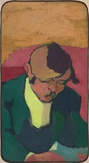 Roussel Collection: Portrait of Ker-Xavier Roussel (1867-1944), c. 1890. Creator: Vuillard, Edouard (1868-1940)