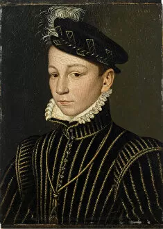Catholics Collection: Portrait of King Charles IX of France (1550-1574), 1561