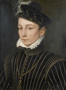 Riots Prints: Portrait of King Charles IX of France (1550-1574)