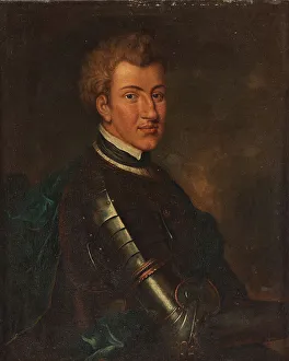 Charles Xii Prints: Portrait of the King Charles XII of Sweden (1682-1718)