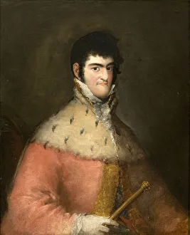 De 1746 1828 Prints: Portrait of King Ferdinand VII of Spain, 1808. Creator: Goya, Francisco, de (1746-1828)