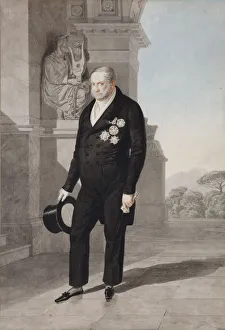 Alexander Pavlovich 1798 1877 Gallery: Portrait of King Francis I of the Two Sicilies (1777-1830), 1825