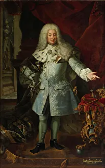 Royal Castle Prints: Portrait of King Frederick I of Sweden (1676-1751)