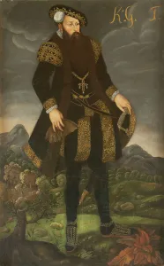 Portrait of the King Gustav I of Sweden (1496-1560)